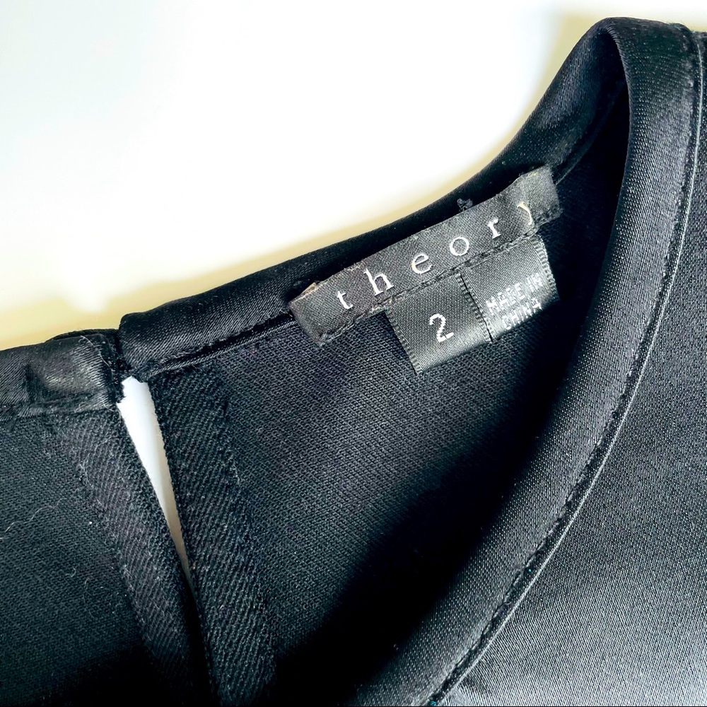 Theory Roobin S Cocktail Dress size 2 Black - Picture 8 of 8